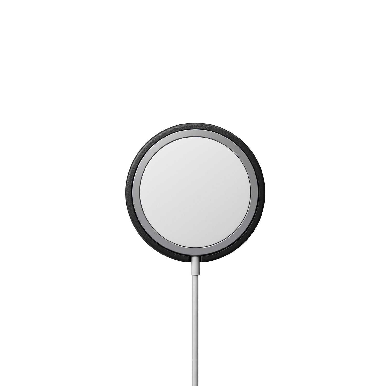 Nomad Leather Cover For MagSafe Charger - BLACK - Mac Addict