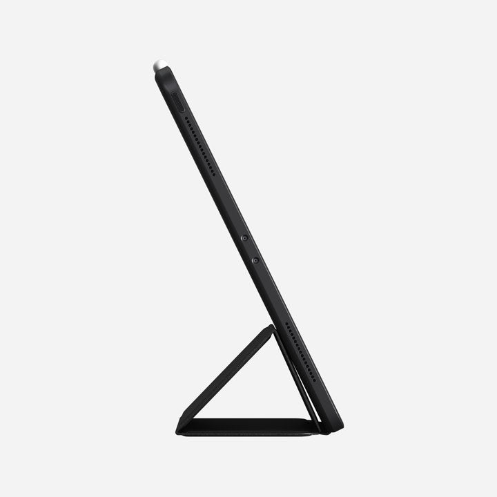 Nomad Rugged Folio Case w/ Horween Leather For iPad Pro 12.9" (4th Gen) - Black - Mac Addict