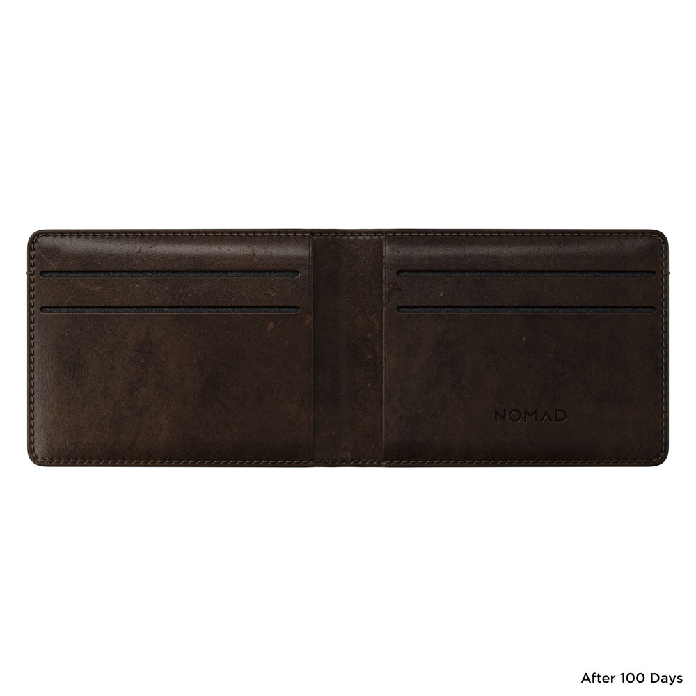 Nomad BiFold Wallet w/ Horween Leather - BROWN - Mac Addict