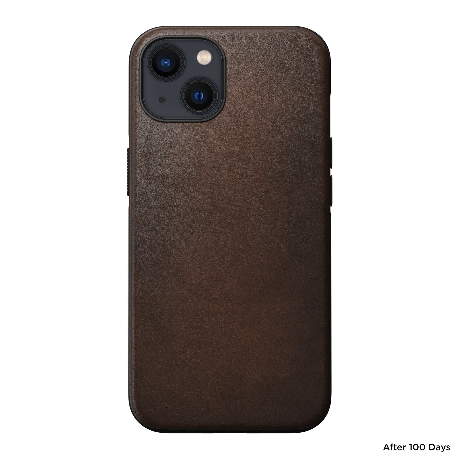 Nomad Modern Leather Case w/ MagSafe For iPhone 13 - RUSTIC BROWN - Mac Addict