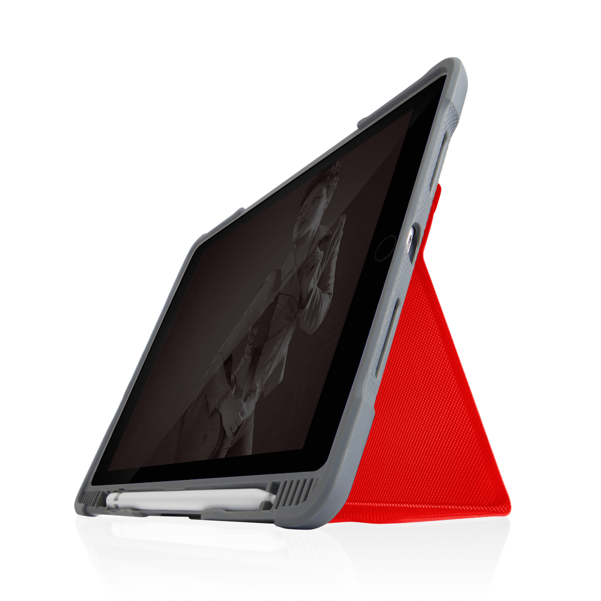 STM Dux Plus Duo Rugged Case For iPad 8th/7th Gen - Red - Mac Addict