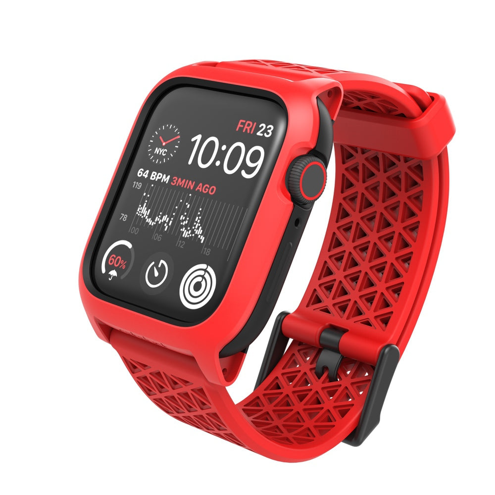 Catalyst Impact Protection Case for 44 mm Apple Watch Series 6/SE/5/4 - V2 (Red) - Mac Addict