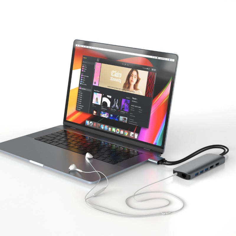 HyperDrive Viper 10-in-2 USB-C Hub w/ Dual HDMI + Ethernet
