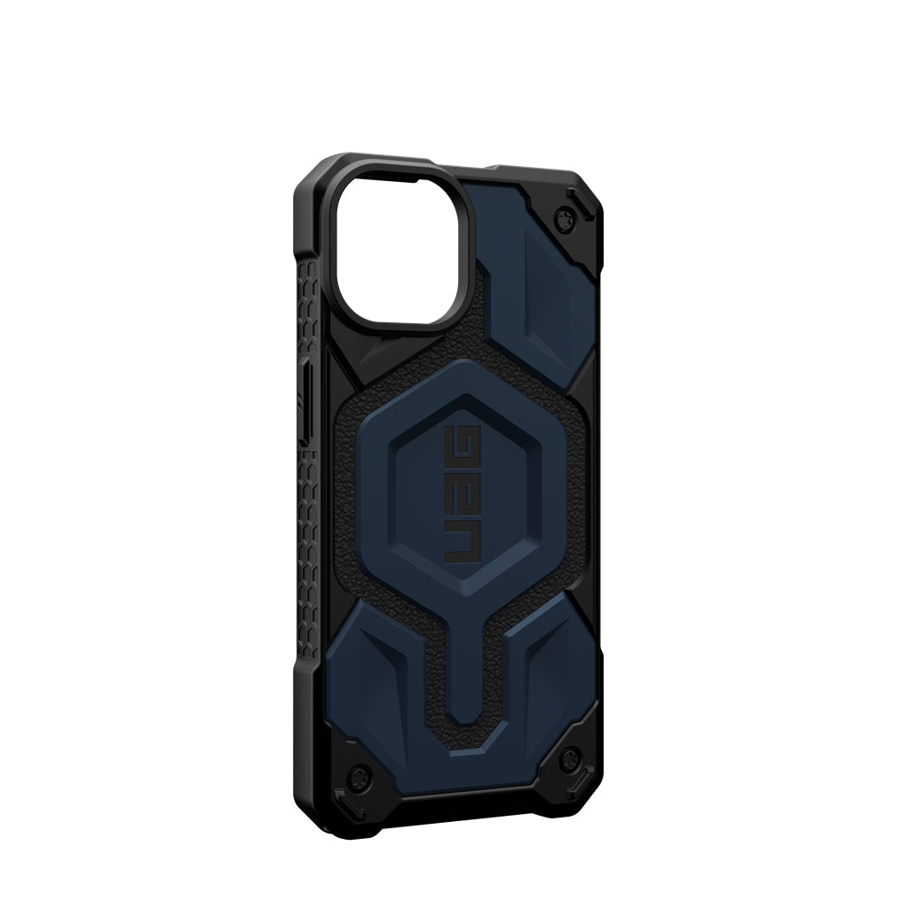 UAG Monarch Pro Rugged MagSafe Case iPhone 15 Pro 6.1 Mallard Blue