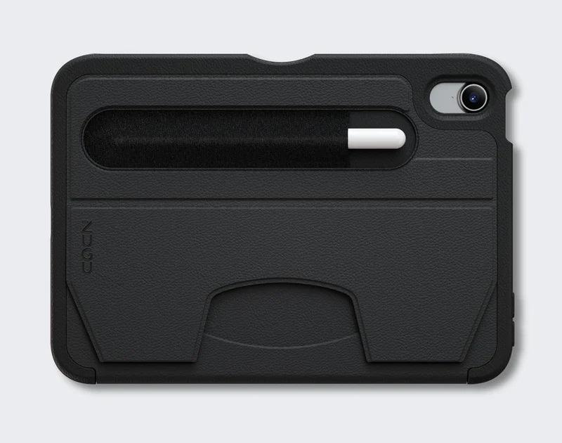Zugu Rugged Folio Case iPad Mini 6/7 / A17 Pro Gen & Magnetic Stand - Black