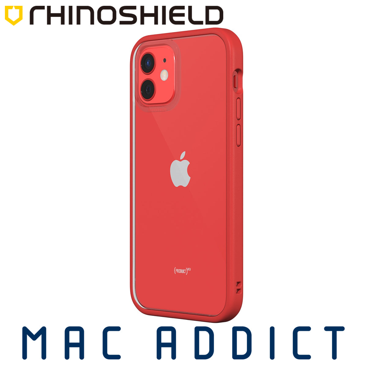 RhinoShield MOD NX 2-in-1 Case For iPhone 12 / 12 Pro - Red - Mac Addict