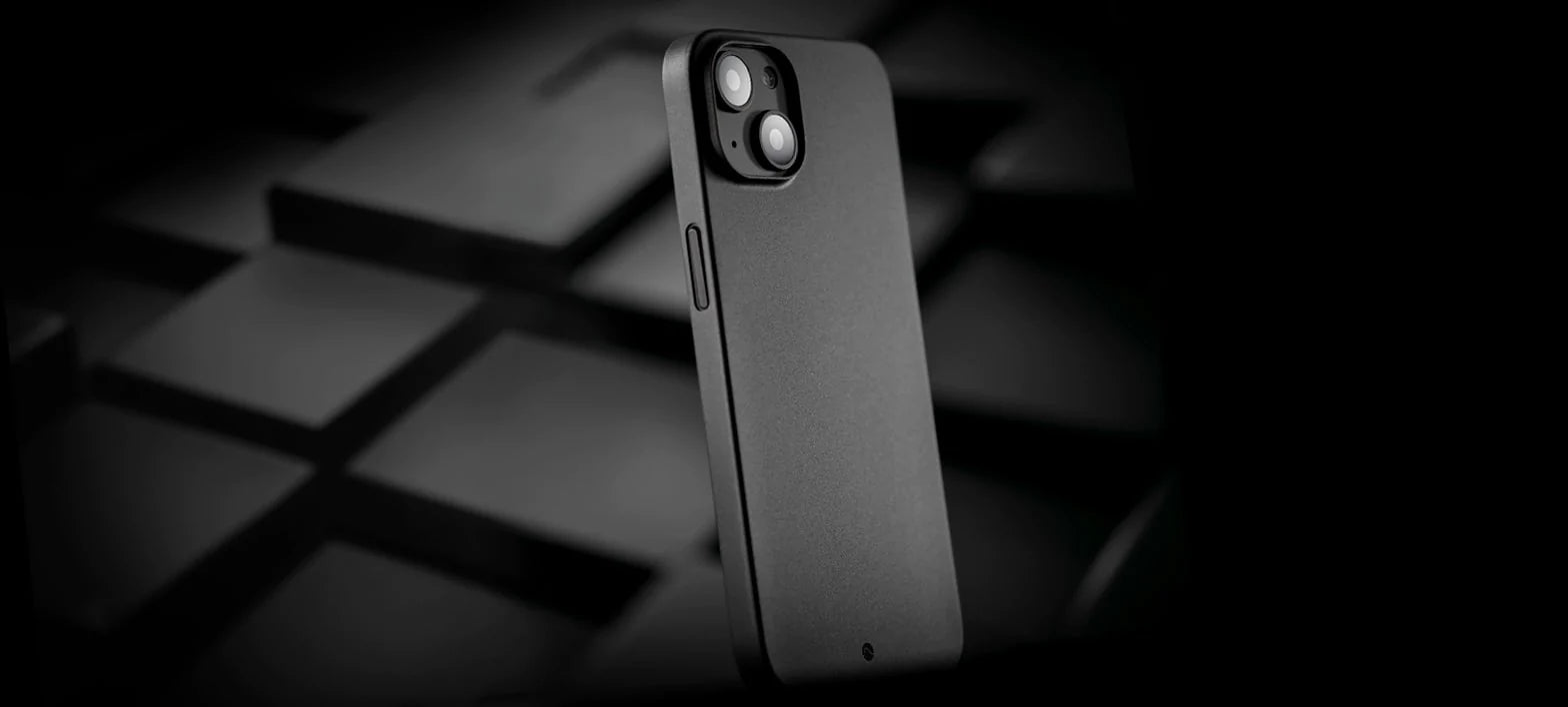 Caudabe The Veil Ultra Thin Case For iPhone 14 Standard 6.1 - STEALTH BLACK