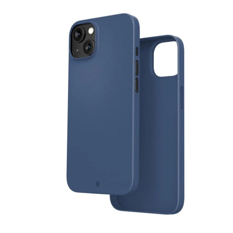Caudabe The Veil Ultra Thin Case For iPhone 14 Standard 6.1 - STEEL BLUE
