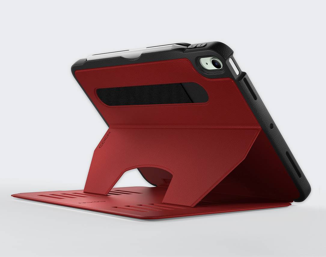 Zugu iPad Case for iPad Air 11 M2 and Air 4/5 - Red