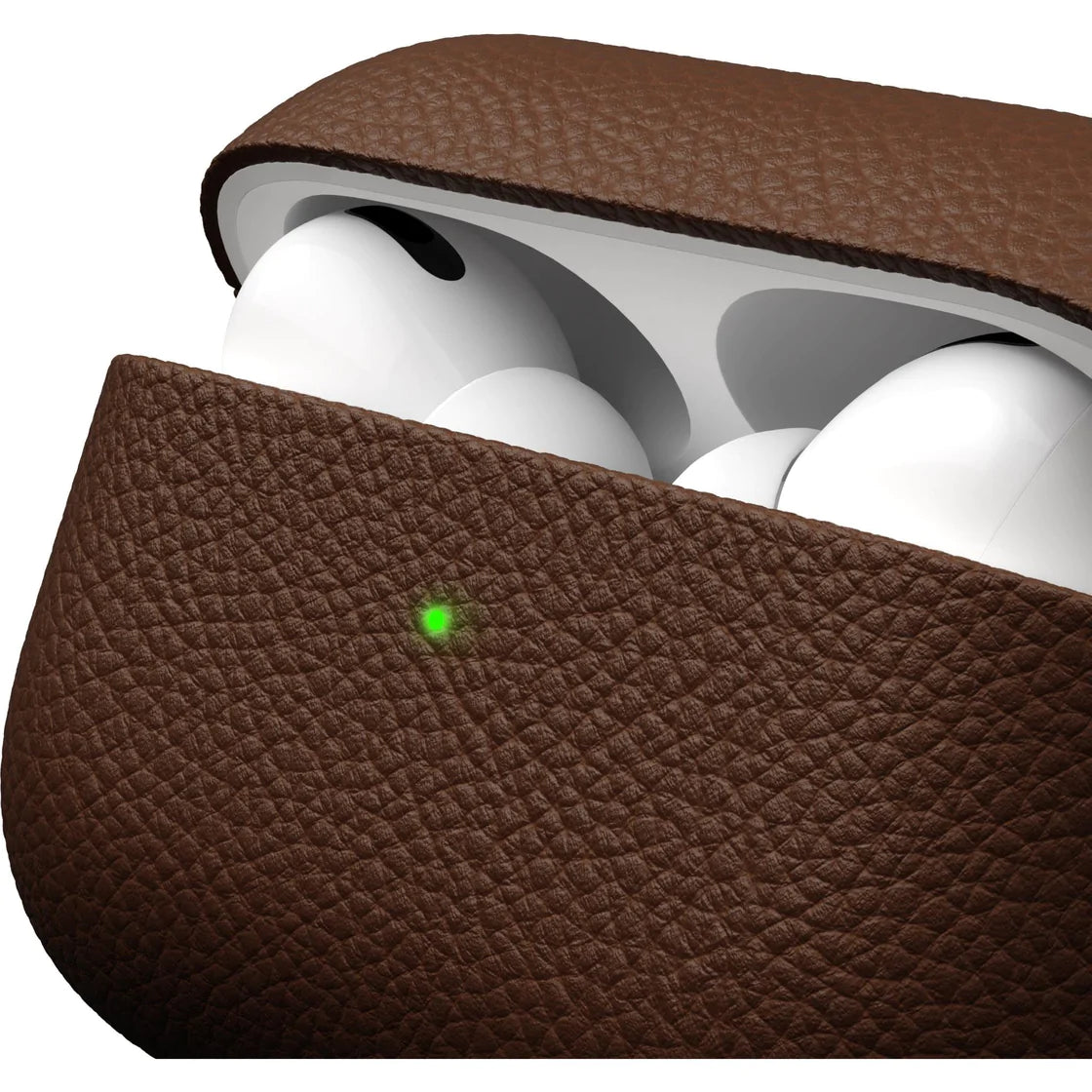Keybudz Artisan Leather Case for Airpods Pro - Natural Brown