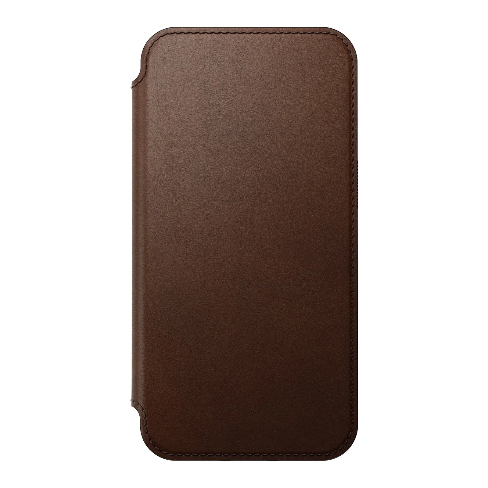 Nomad Modern Leather Folio Case iPhone 15 Plus - Brown