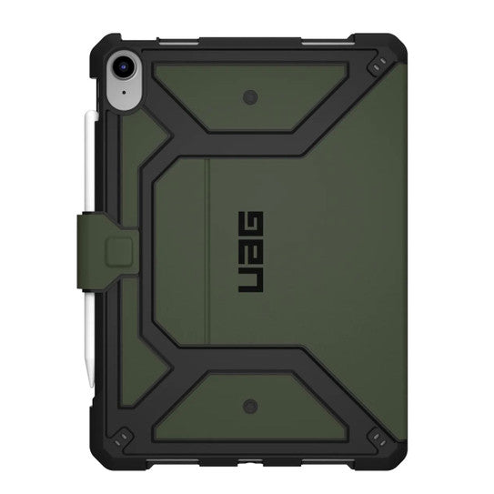 UAG Metropolis SE Rugged Folio Case iPad 10th / 11th 10.9 Olive Green