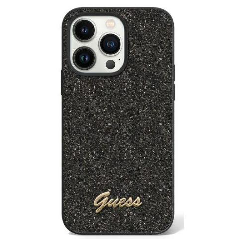 GUESS Glitter Flakes Protective Case iPhone 14 Pro 6.1 - Black
