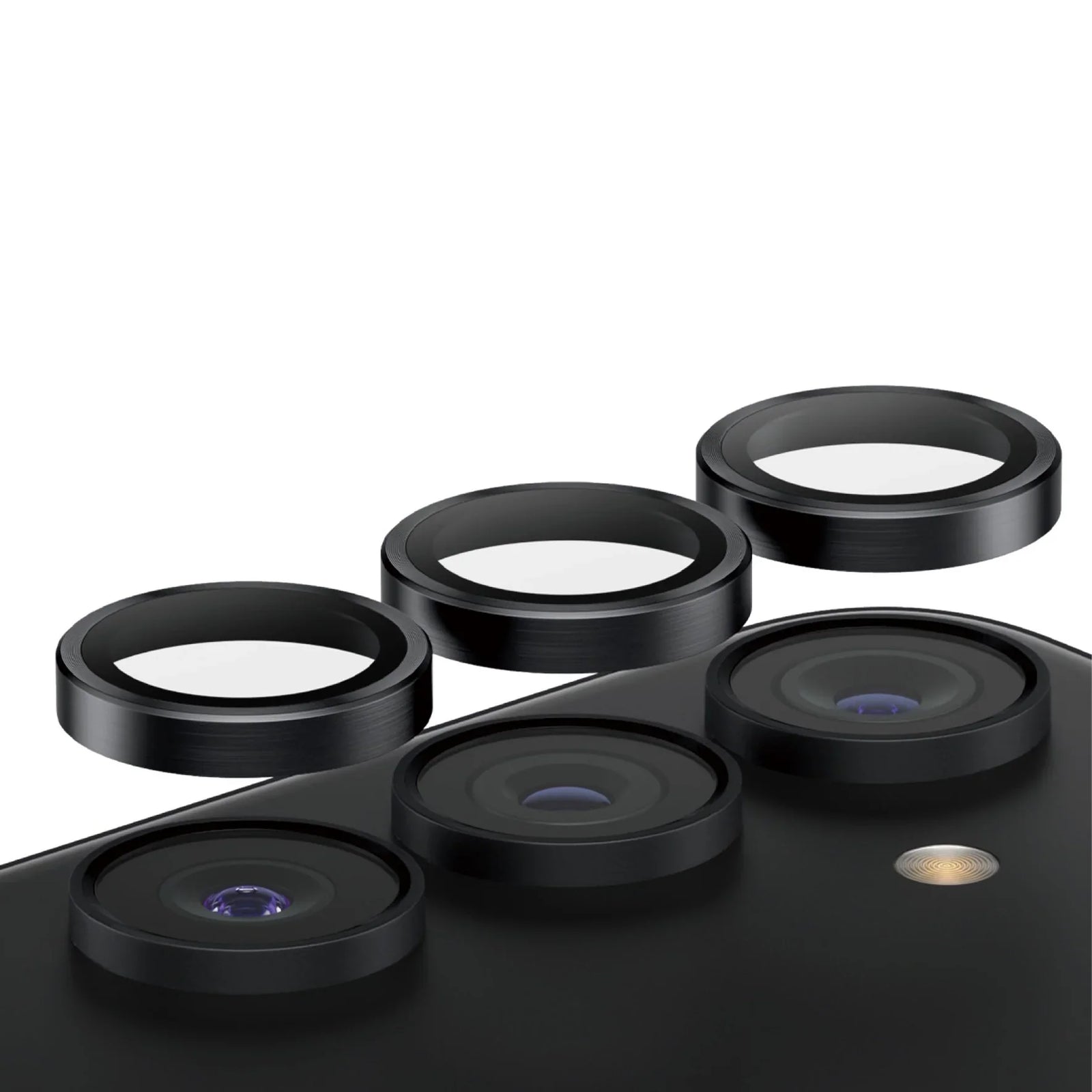PanzerGlass Hoops Camera Lens Protector for Samsung Galaxy S24 Plus - Black - Mac Addict