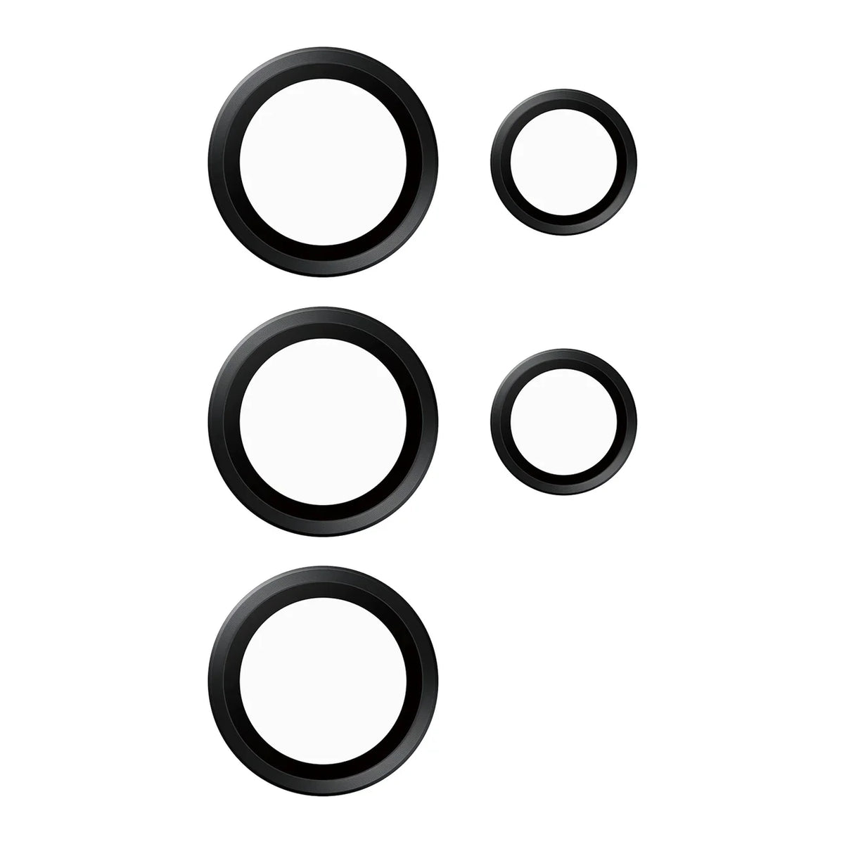 PanzerGlass Hoops Camera Lens Protector for Samsung Galaxy S24 Ultra - Black - Mac Addict