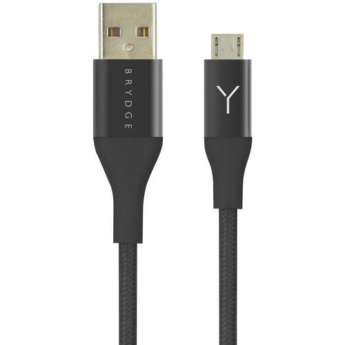 Brydge USB-A to Micro-USB Cable 1.2m - Black - Mac Addict