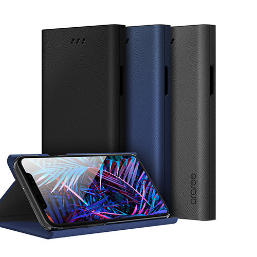Araree Bonnet Stand Folio Case iPhone 11 Black - Mac Addict