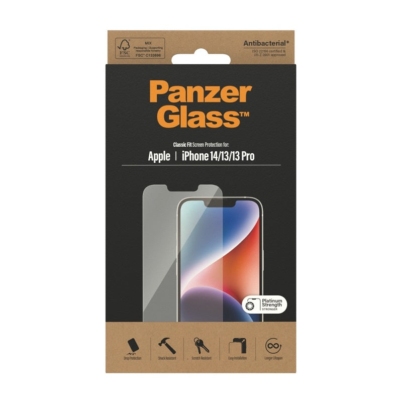 PanzerGlass Classic Fit Screen Protector For iPhone 14