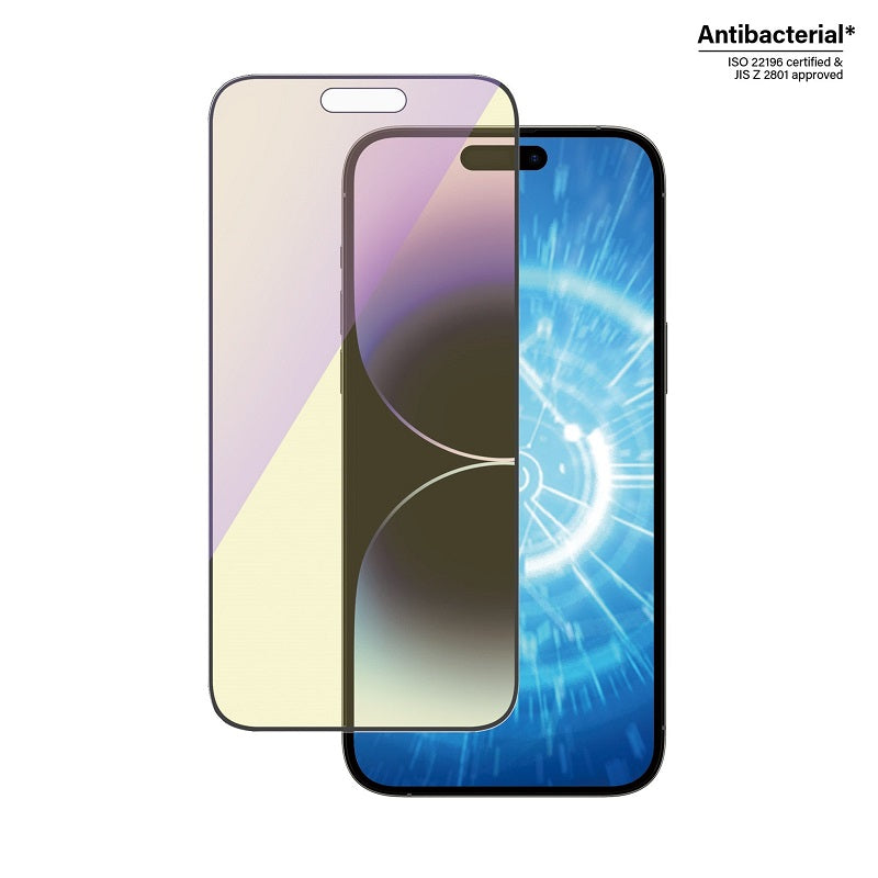 PanzerGlass UltraWide Fit AntiBluelight Screen Protector For iPhone 14 Pro Max