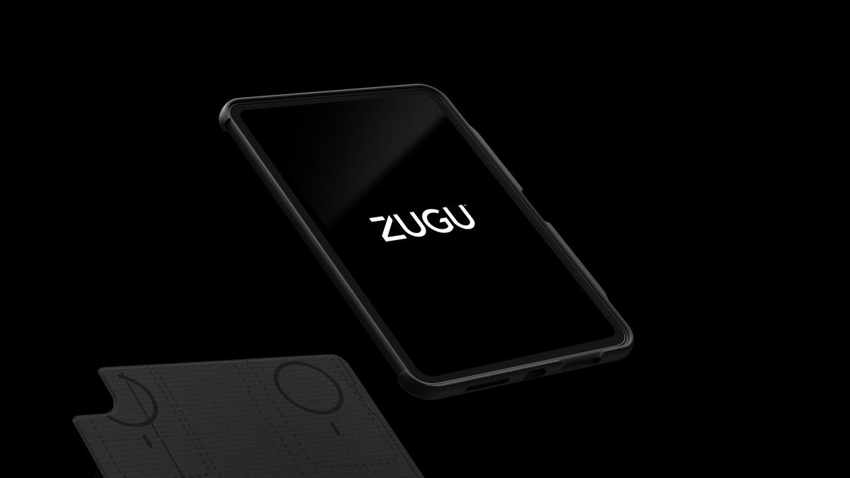 ZUGU 360 case detached view front he back folio