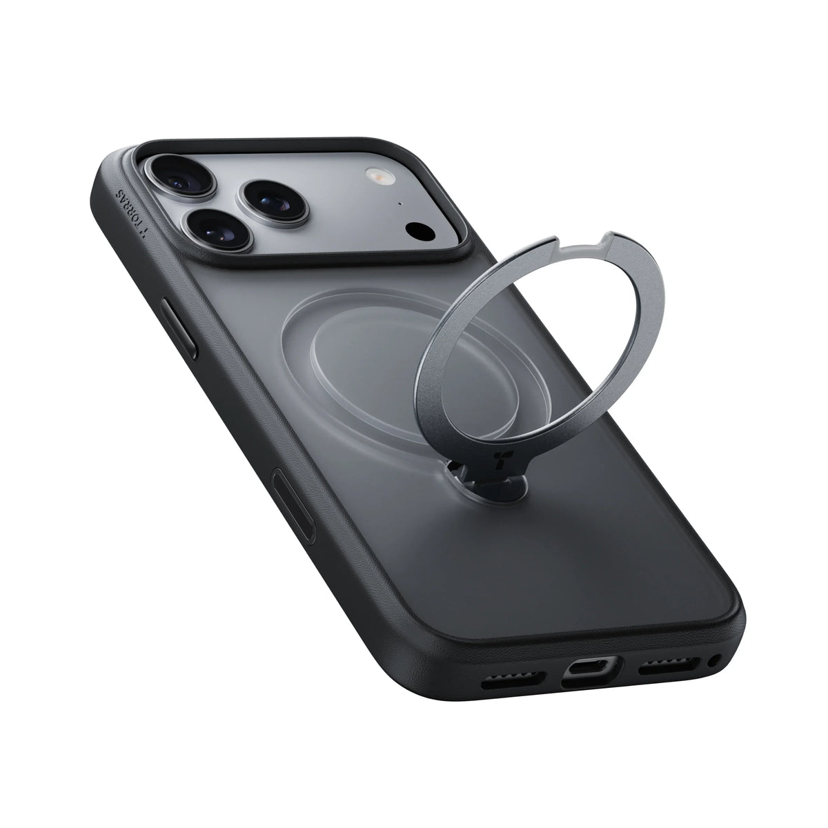 Ostand Q3 Spin MagSafe Case iPhone 18 Pro in Black/Black - Torras