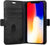 Dbramante1928 Milano Saffiano Leather Wallet Case iPhone Xs Max - Night Black