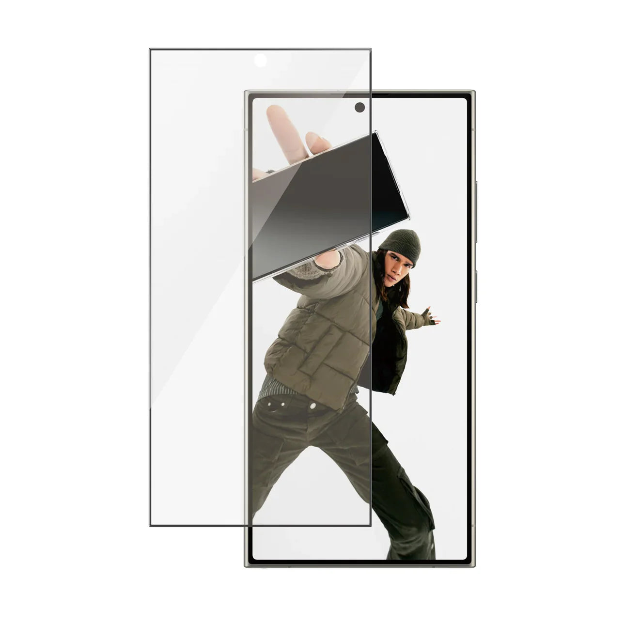 PanzerGlass Ultra Wide Screen Protector S24 Ultra 6.8 inch - Clear - Mac Addict