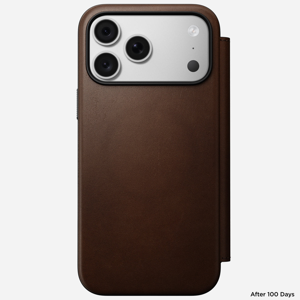 Modern Leather Folio Case for iPhone 18 Pro Max 6.9 in Brown Ecco - Nomad
