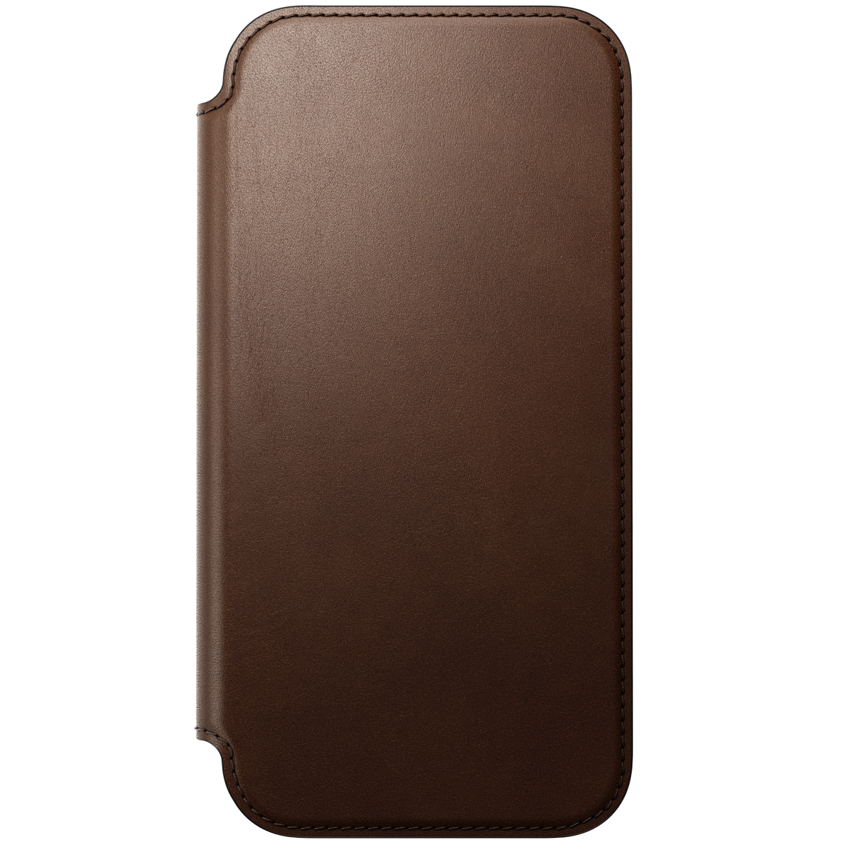 Modern Leather Folio Case for iPhone 18 Pro Max 6.9 in Brown Ecco - Nomad