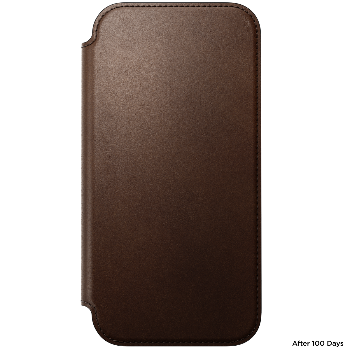 Modern Leather Folio Case for iPhone 18 Pro Max 6.9 in Brown Ecco - Nomad