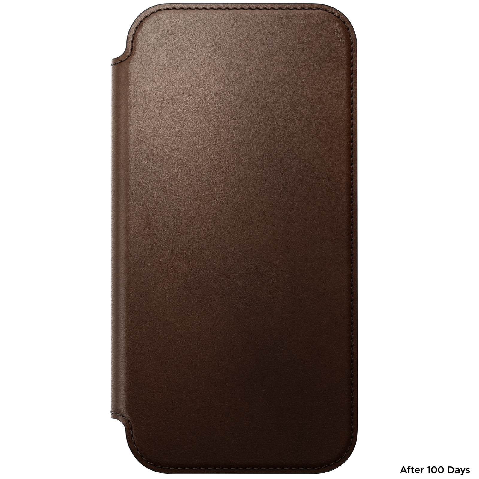 Modern Leather Folio Case for iPhone 18 Pro Max 6.9 in Brown Ecco - Nomad