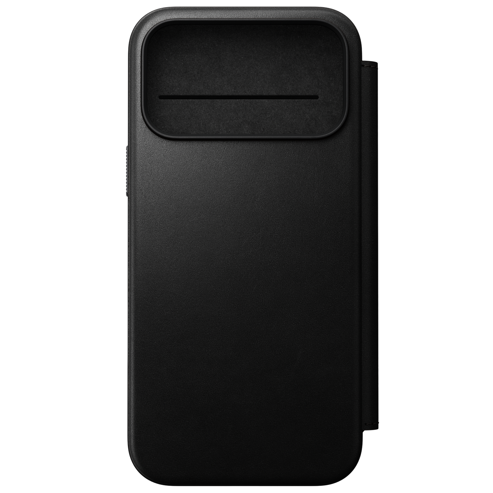 Modern Leather Folio Case for iPhone 18 Pro Max 6.9 in Black Ecco - Nomad