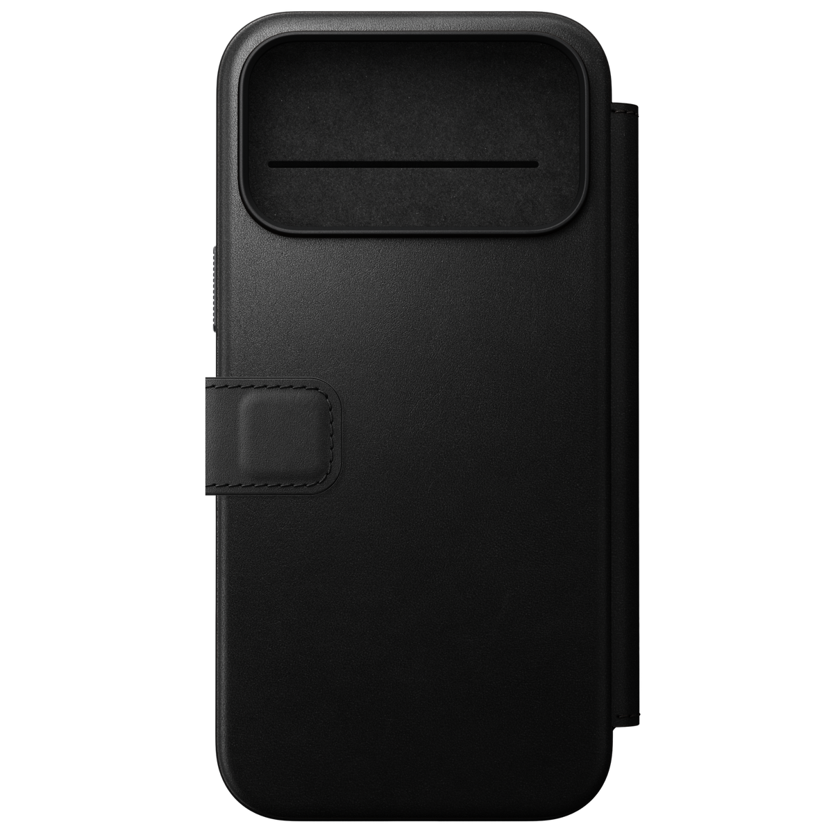 Modern Leather Folio Case for iPhone 18 Pro Max 6.9 in Black Ecco - Nomad