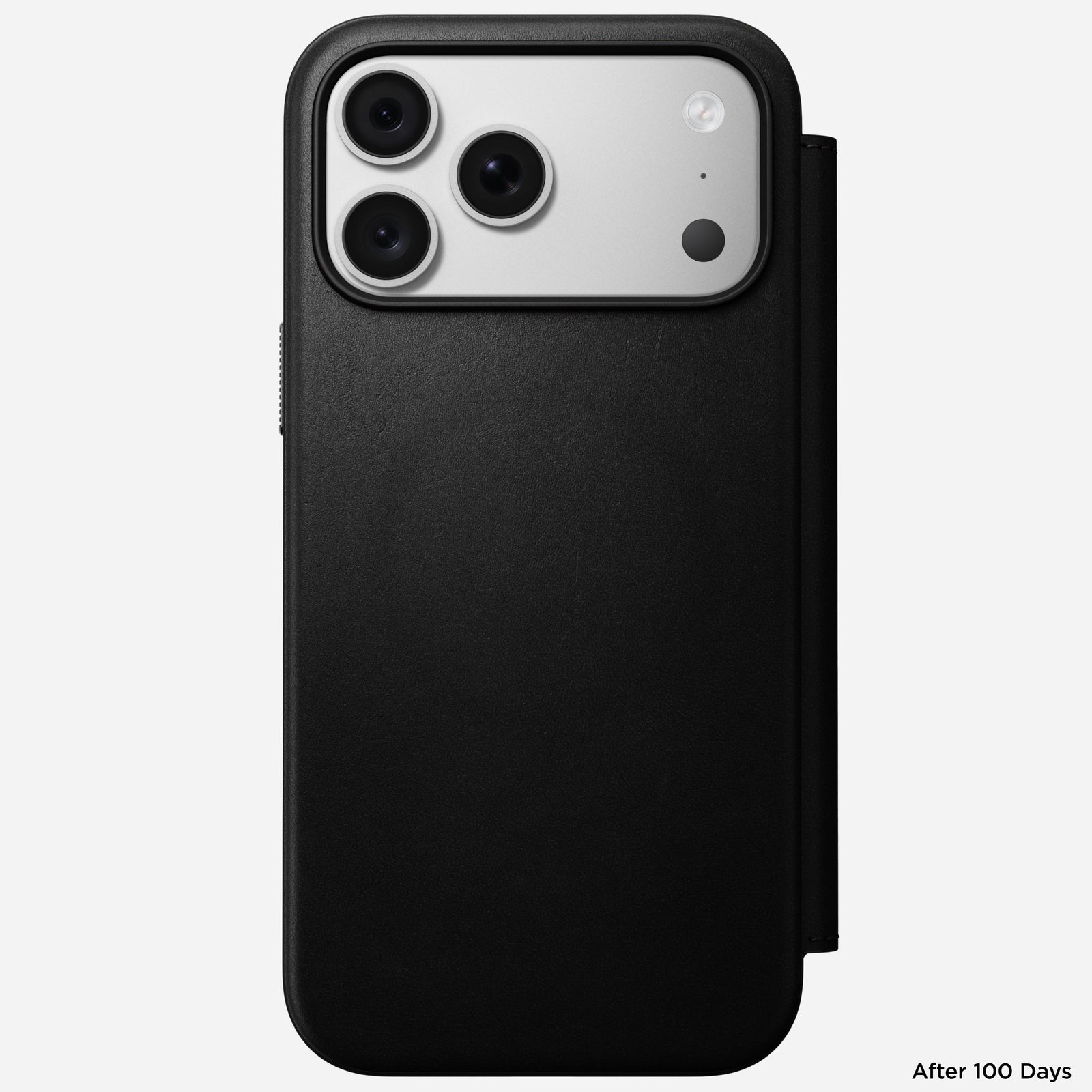 Modern Leather Folio Case for iPhone 18 Pro Max 6.9 in Black Ecco - Nomad