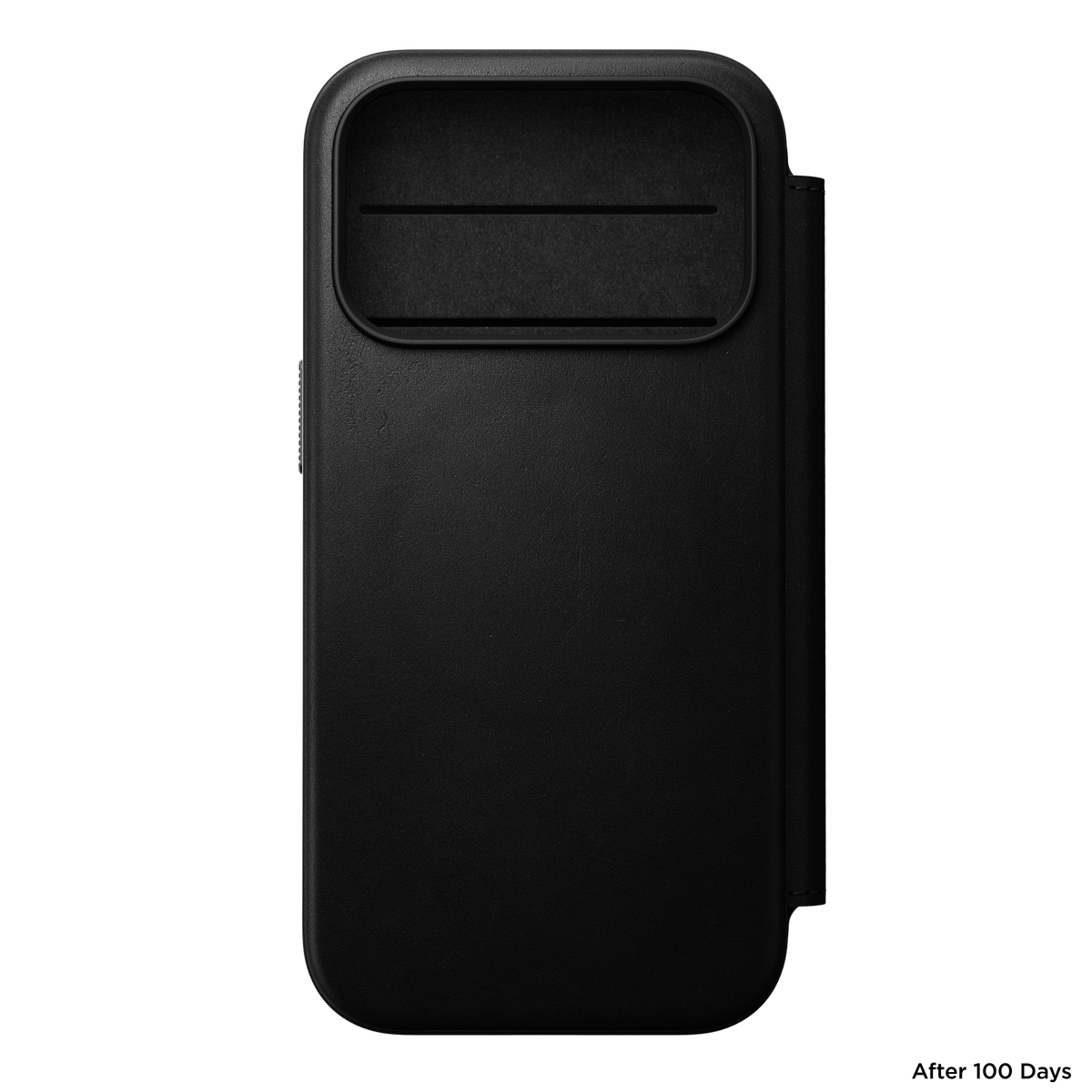 Modern Leather Folio Case for iPhone 18 Pro 6.3 in Black Ecco - Nomad
