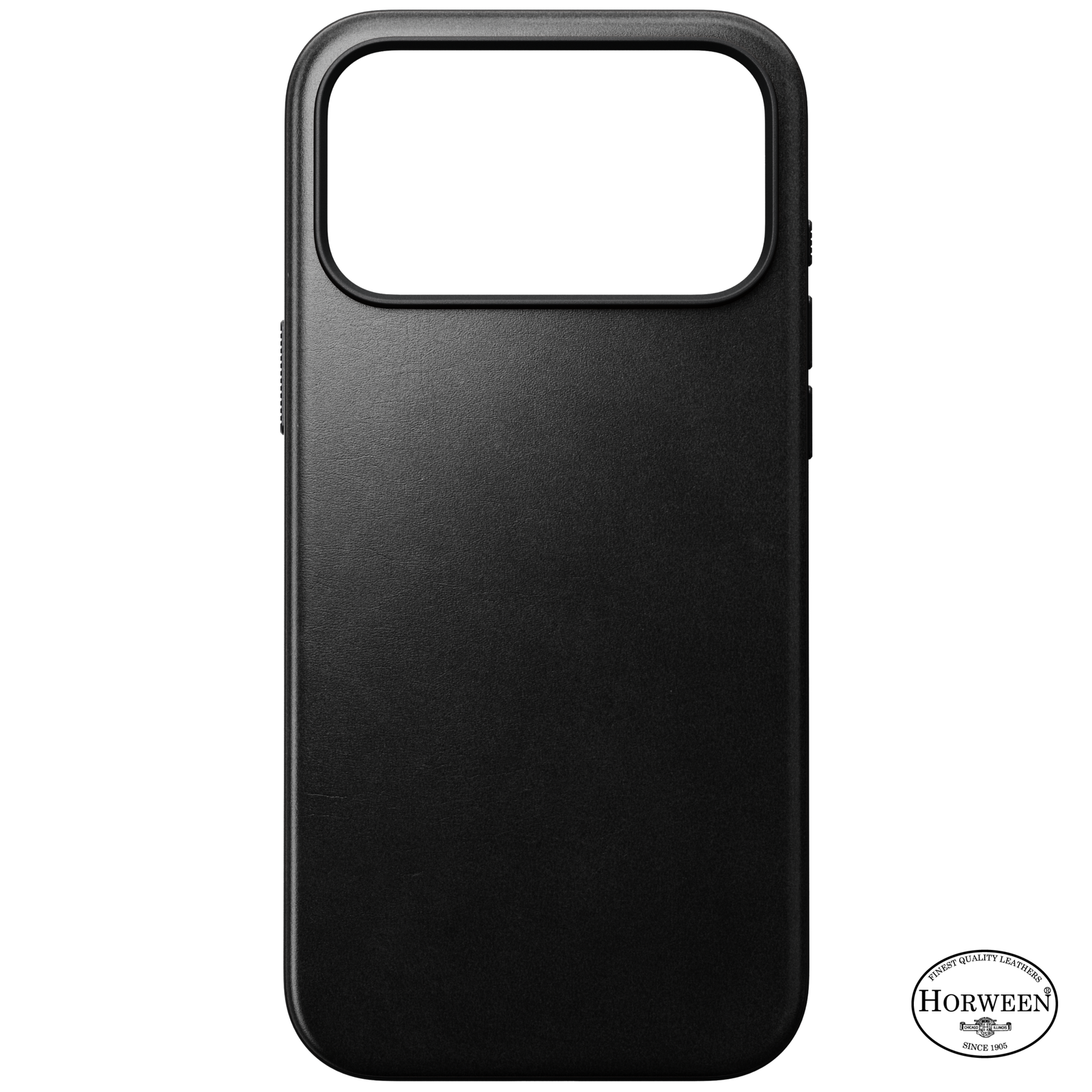 Modern Horween Leather Case for iPhone 18 Pro Max 6.9 in Black Horween - Nomad