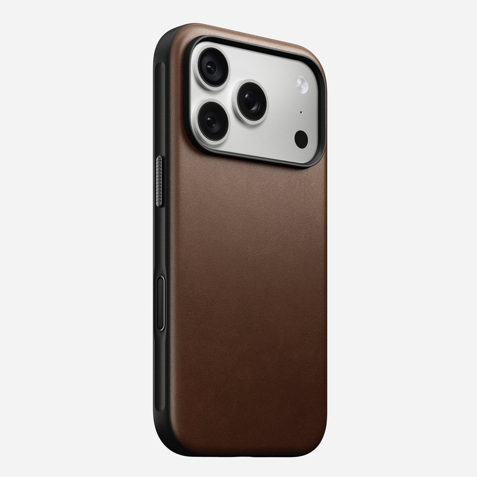 Modern Leather Case for iPhone 18 Pro 6.3 in Brown Ecco - Nomad