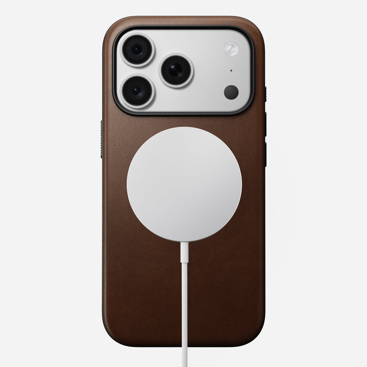 Modern Leather Case for iPhone 18 Pro 6.3 in Brown Ecco - Nomad