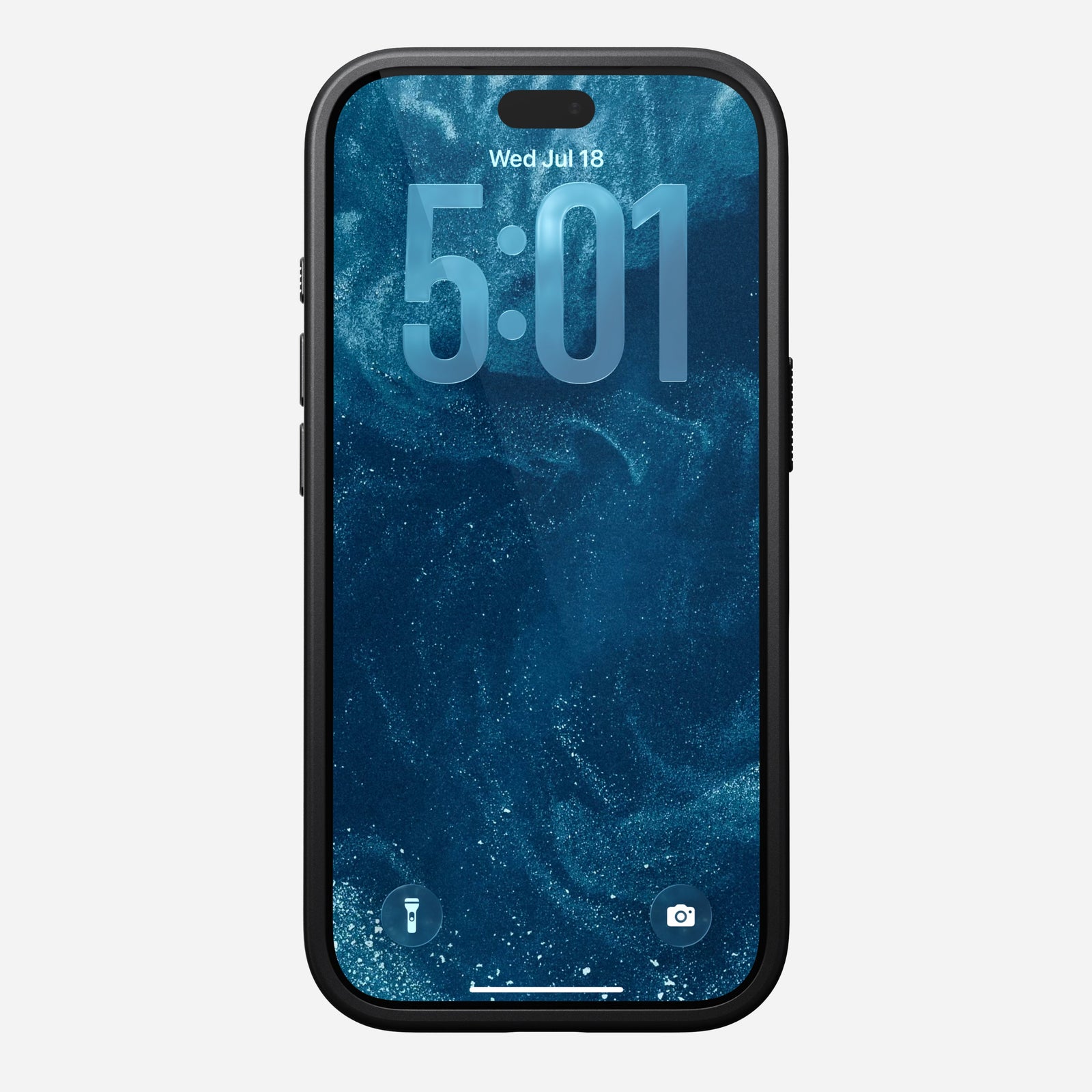 Modern Leather Case for iPhone 18 Pro 6.3 in Black Ecco - Nomad