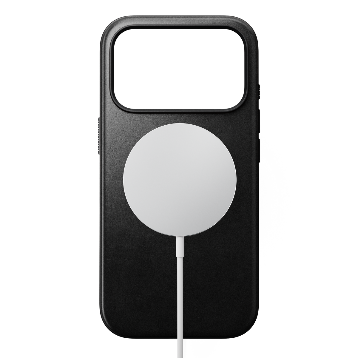 Modern Horween Leather Case for iPhone 18 Pro 6.3 in Black Horween - Nomad