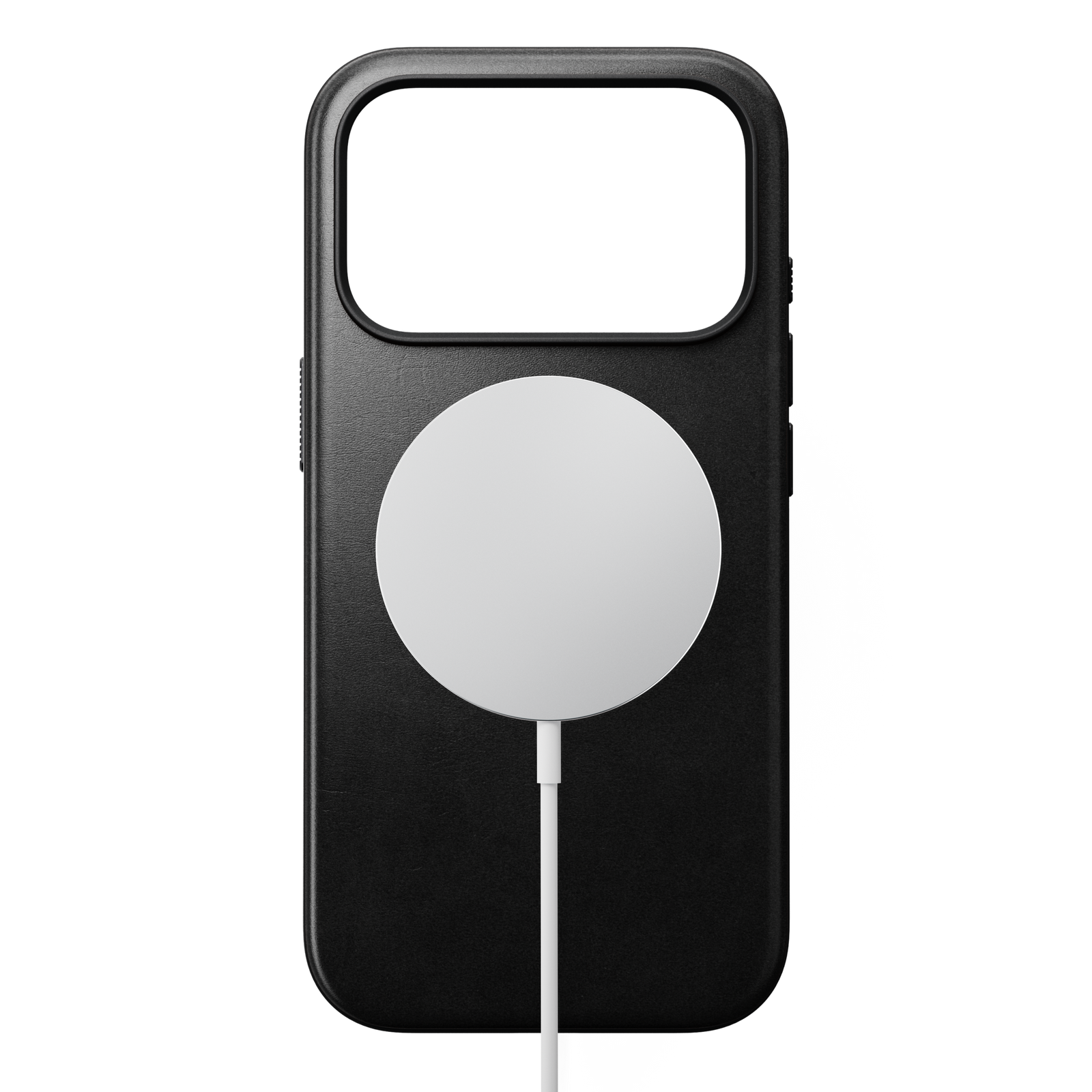 Modern Horween Leather Case for iPhone 18 Pro 6.3 in Black Horween - Nomad