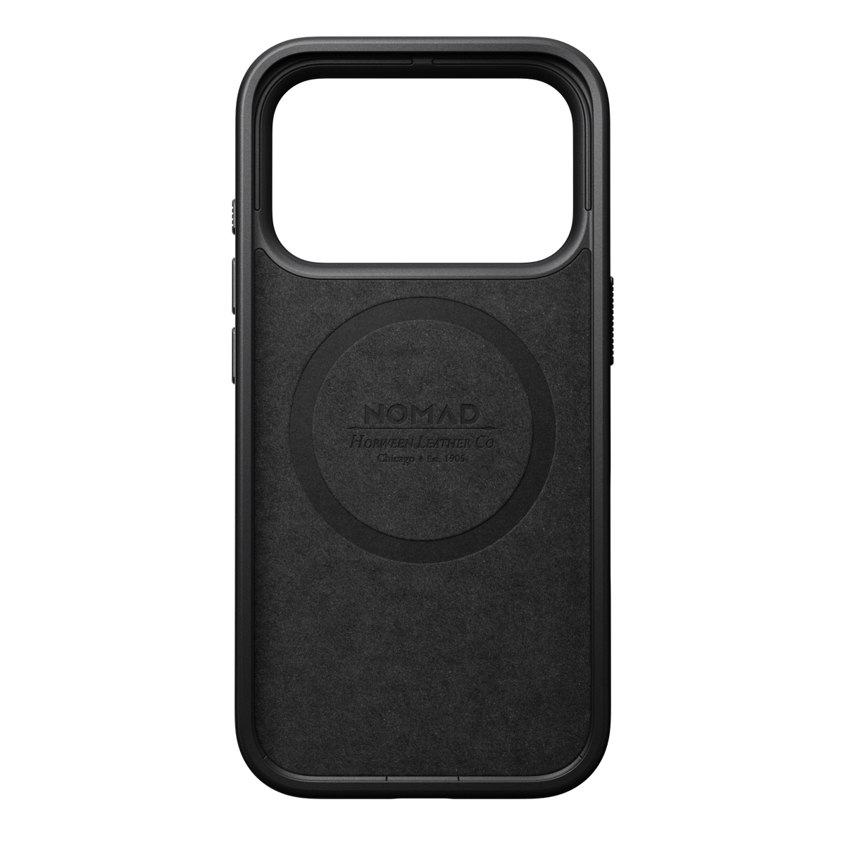 Modern Horween Leather Case for iPhone 18 Pro 6.3 in Black Horween - Nomad