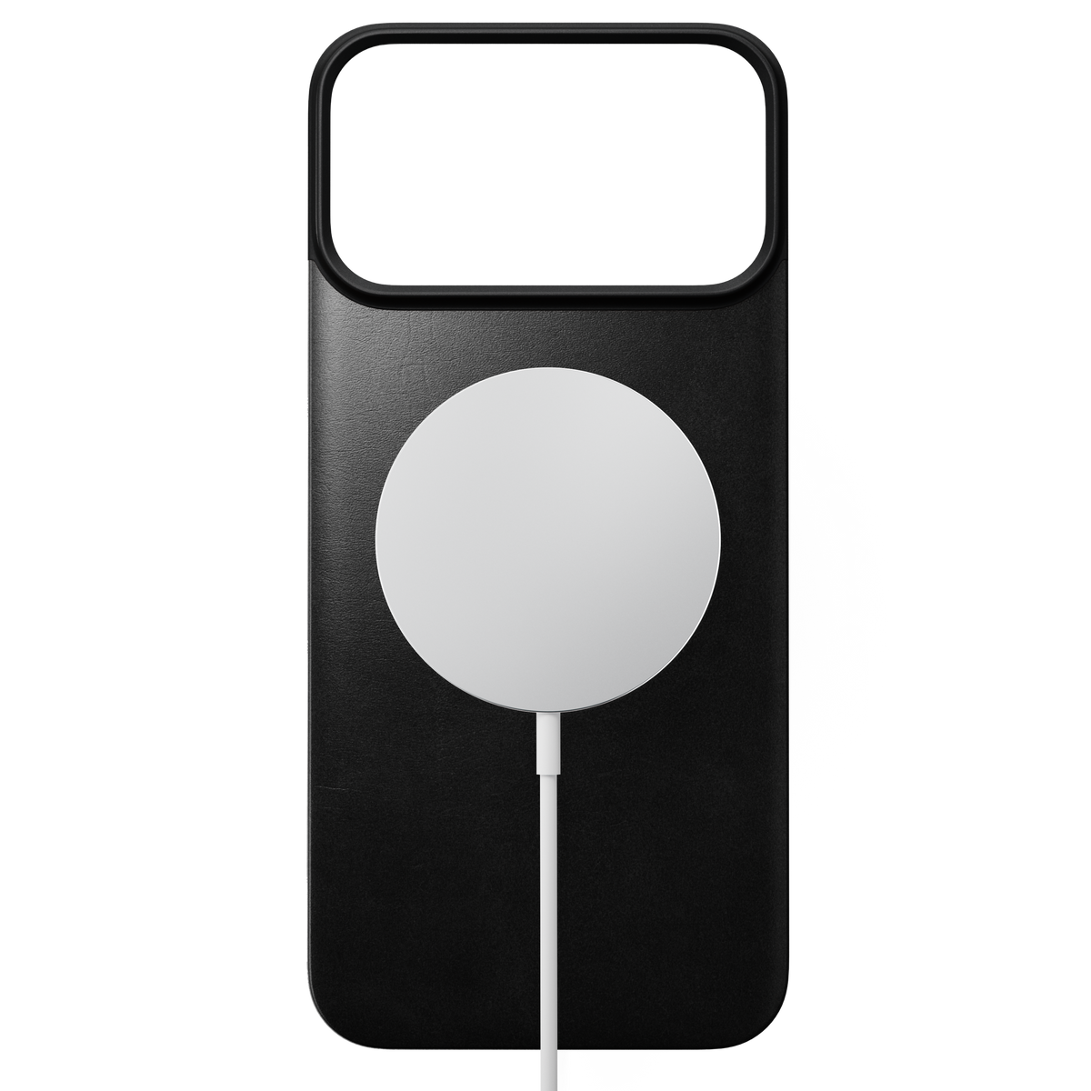 Magnetic Leather Back Case for iPhone 18 Pro Max 6.9 in Black Horween - Nomad