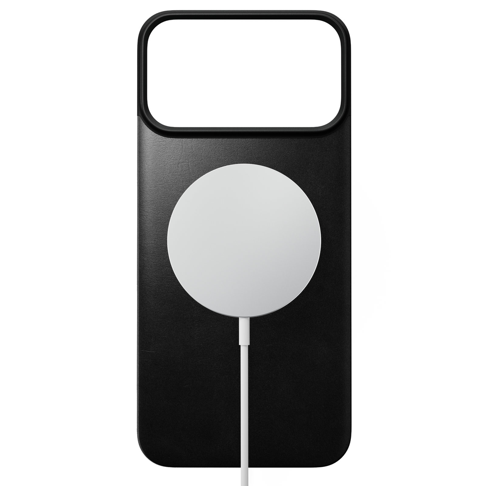 Magnetic Leather Back Case for iPhone 18 Pro Max 6.9 in Black Horween - Nomad