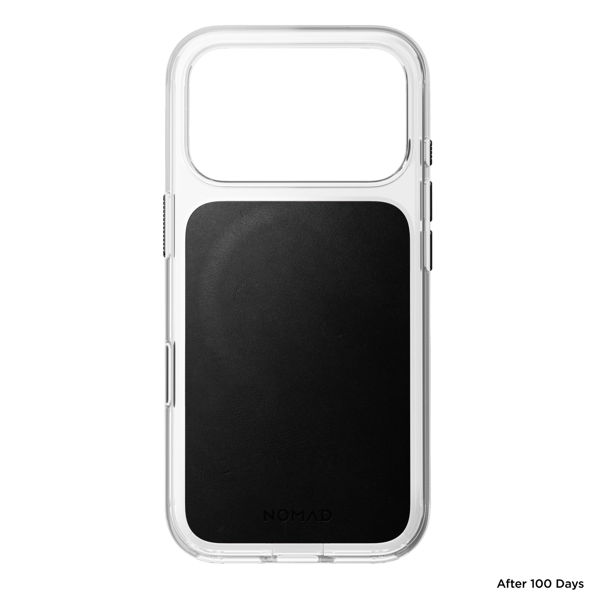 Clear + Leather Case for iPhone 18 Pro 6.3 in Black Horween - Nomad