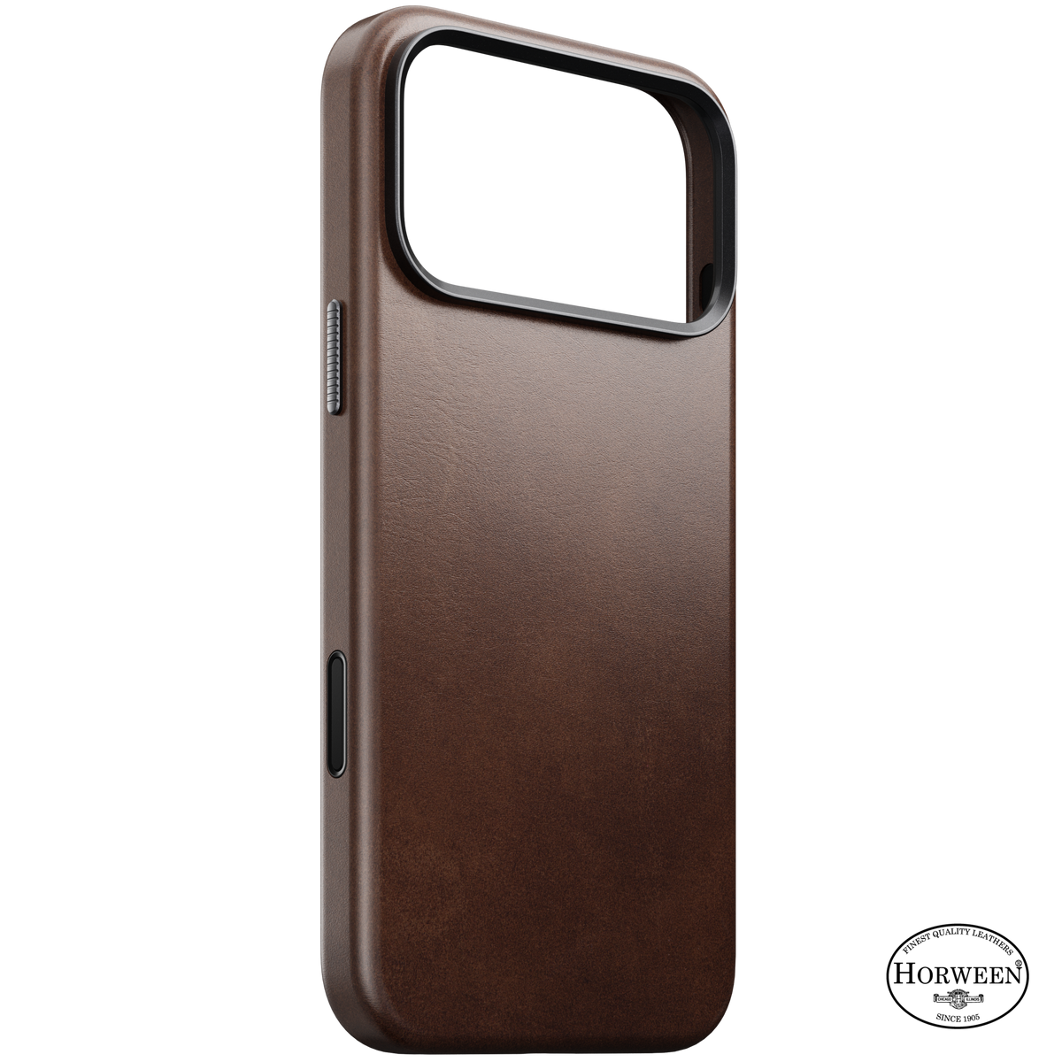 Traditional Horween Leather Case for iPhone 18 Pro Max 6.9 in Rustic Brown Horween - Nomad