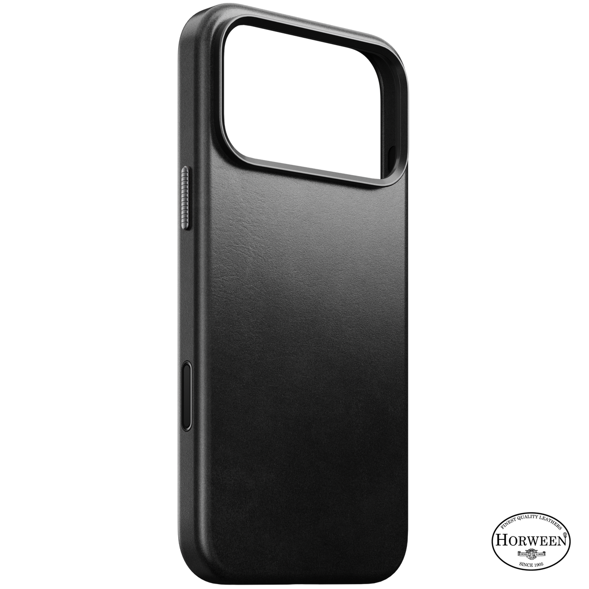 Traditional Horween Leather Case for iPhone 18 Pro Max 6.9 in Black Horween - Nomad