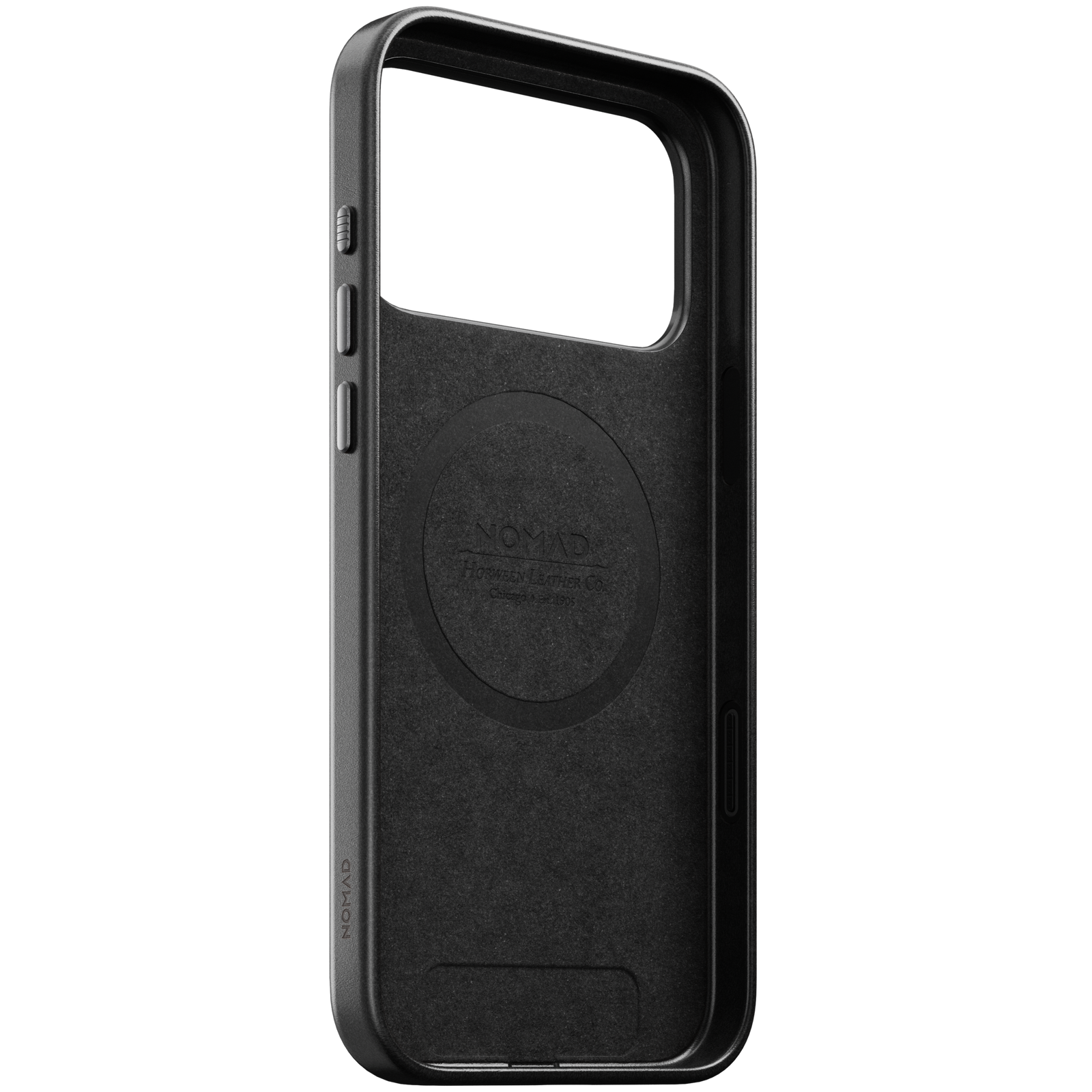 Traditional Horween Leather Case for iPhone 18 Pro Max 6.9 in Black Horween - Nomad