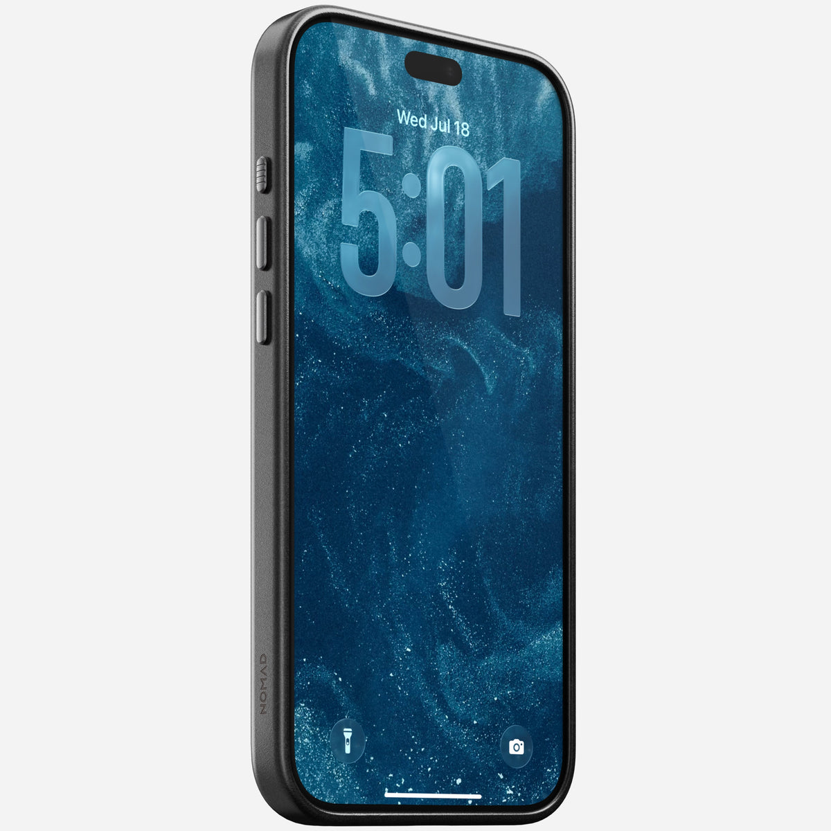 Traditional Horween Leather Case for iPhone 18 Pro Max 6.9 in Black Horween - Nomad