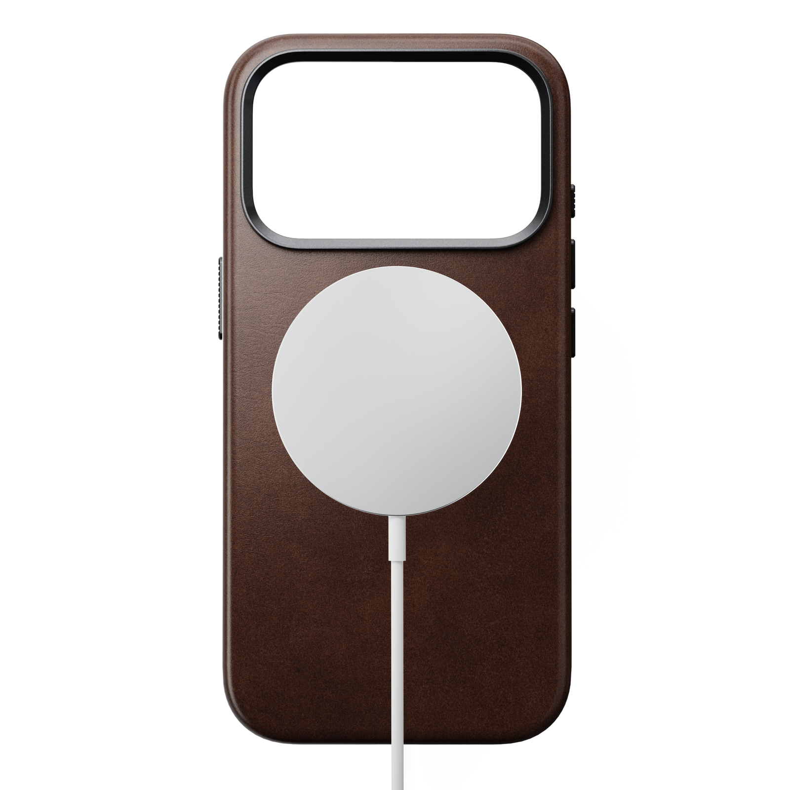 Traditional Horween Leather Case for iPhone 18 Pro 6.3 in Rustic Brown Horween - Nomad
